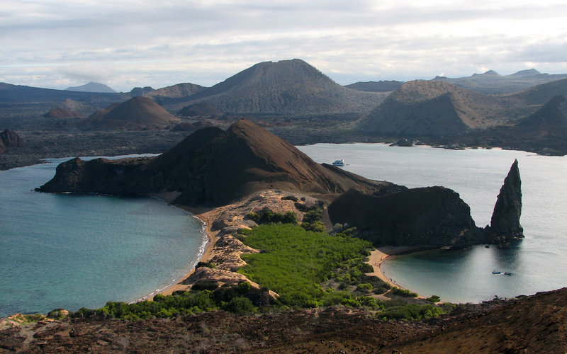 Bartolome island pinnacle rock